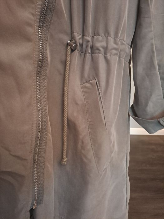 Narzutka parka kurtka khaki 38 M h&m