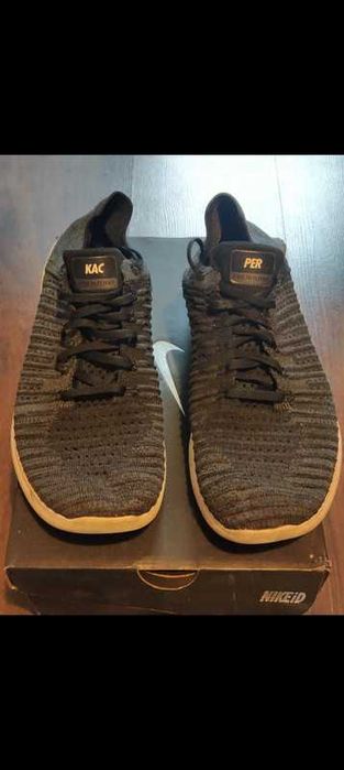 Nike Free Run Flyknit Nike iD 44.5 Czarno-Białe
