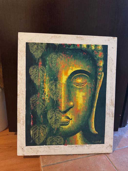 Quadro Pintura Budha