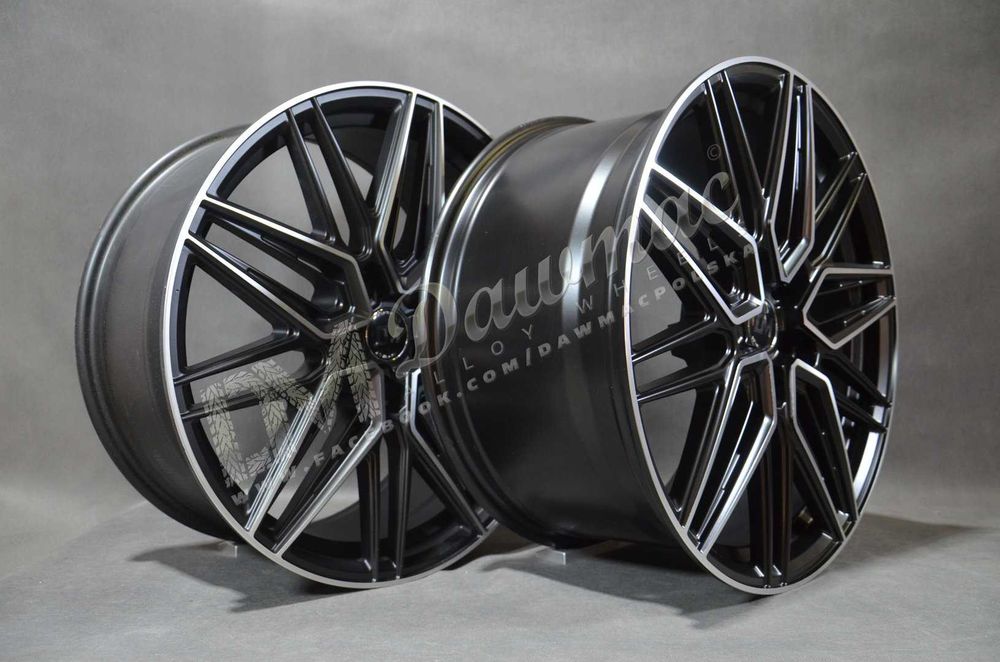 Felgi DM33 20" 8,5J ET30 + 10J ET35 5x120 Matte Black Machine Face