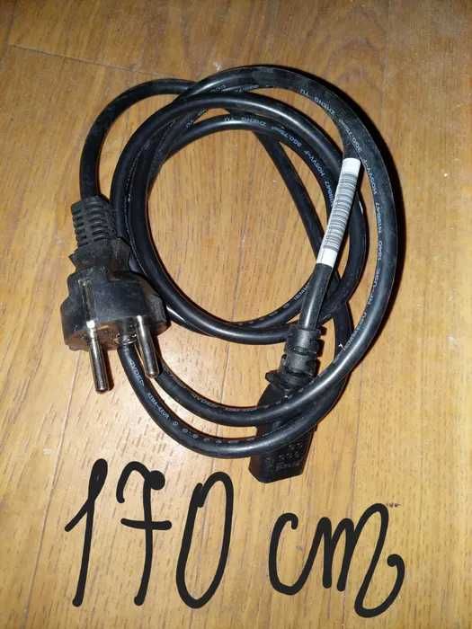 Kabel zasilający do komputera, monitora, telewizora lub drukarki