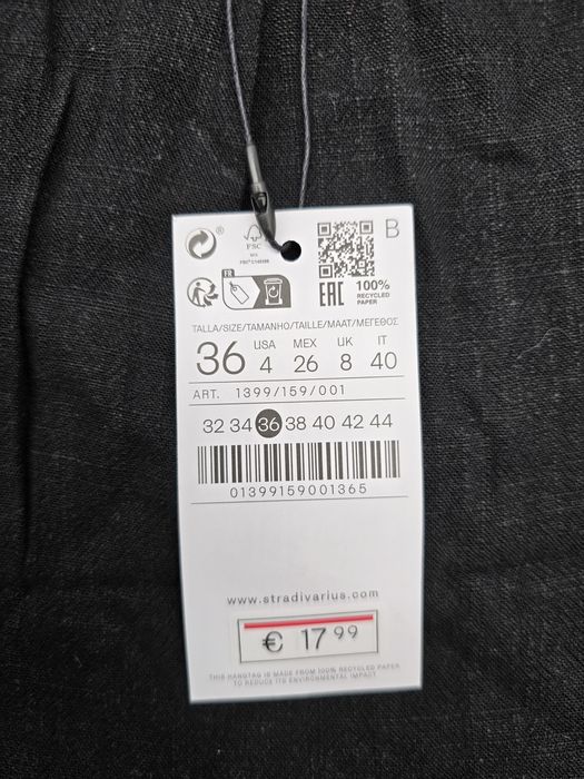 Conjunto calção e top novos da Stradivarius
