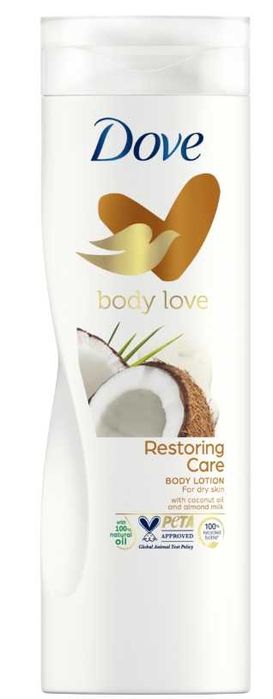 DOVE Restoring Care nawilżający balsam do ciała kokos i migdał 400 ml