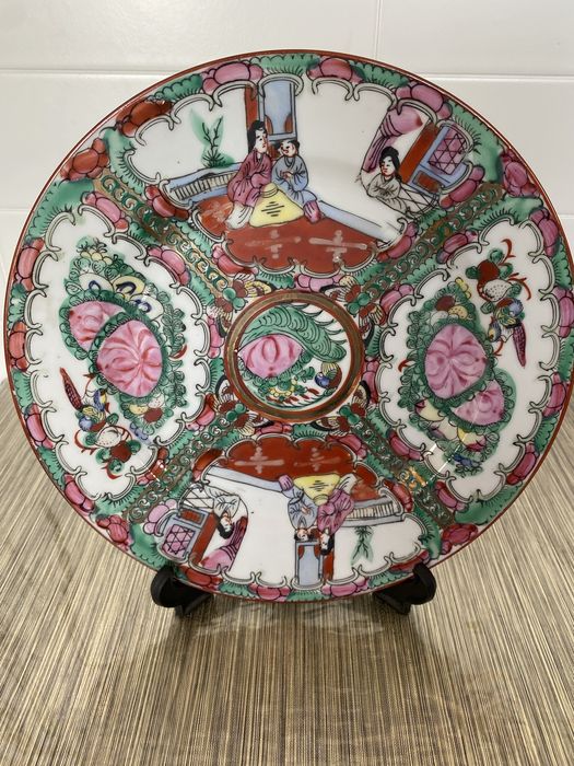 Prato de porcelanan macau