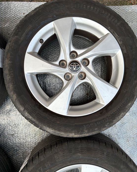Felgi Aluminiowe TOYOTA CHR 5x114.3 ET45 6.5x17” CZUJNIKI TPMS idealne