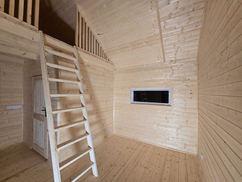 Domek drewniany typu STODOŁA 28m² – komfort, design i szybki montaż!