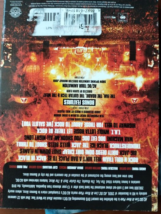 DVD ACDC Live at River Plate