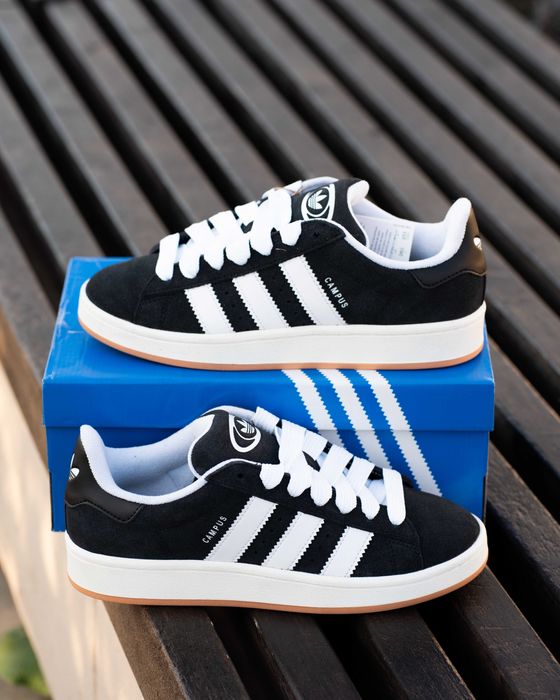 Кросівки Adidas Campus 00s JP9163 Core Black/Footwear White/Off White розміри (36-43) Оригінал
