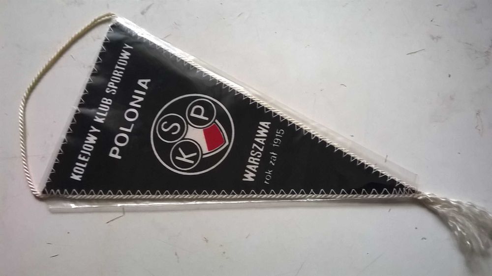 proporczyk klubowy KKS >POLONIA< Warszawa
