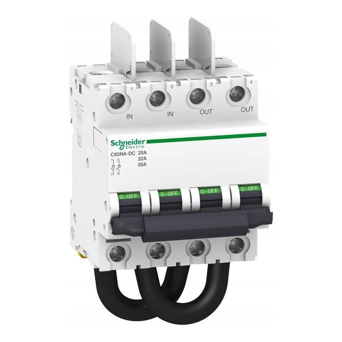 Rozłącznik izolacyjny PV 2P 20 A 1000 V DC C60 NA-DC 1000VDC 25 A 2P A9N61690