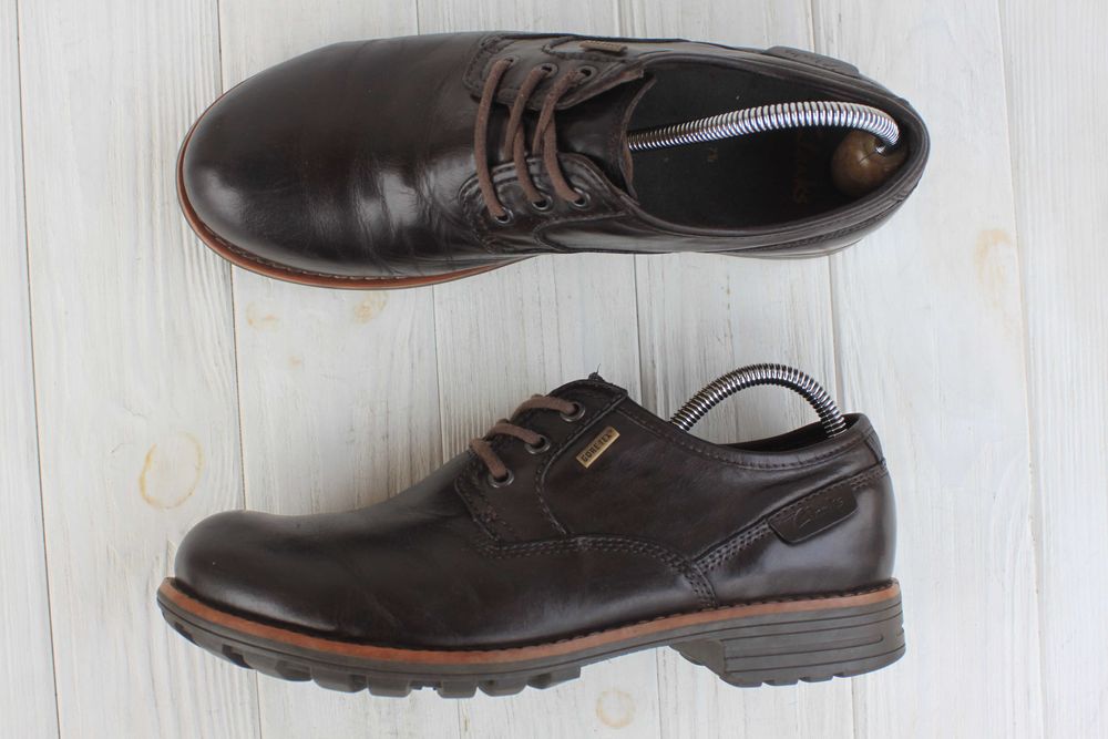 Напів черевики туфлі Clarks Gore-tex шкіра Англія 41р ботинки туфли