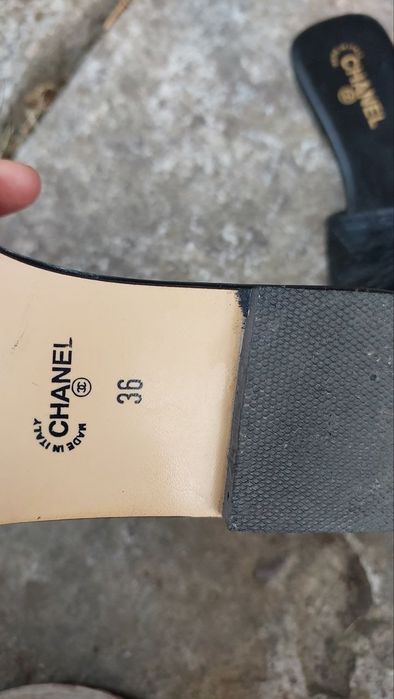 Шлепки шанель Chanel шлепанці капці