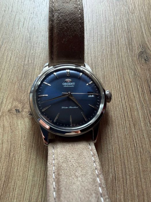Zegarek Orient Bambino 38mm RA-AC0M12L30B - jak nowy, gwarancja, paragon