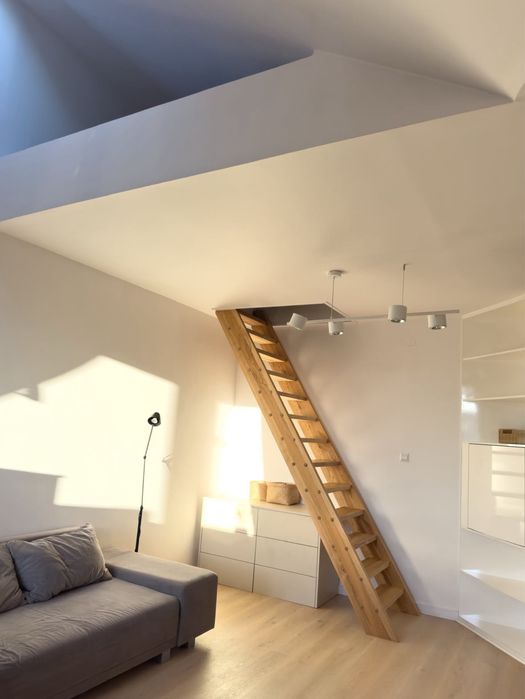 Przestronne mieszkanie z antresolą | Grochów, ul. Michała Paca | 40 + 18m² | po remoncie premium