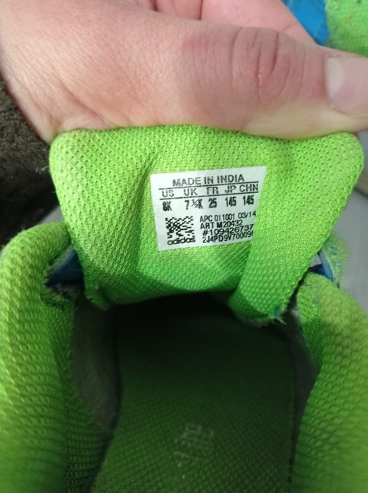 Skórzane buty sportowe, Adidas, r. 25