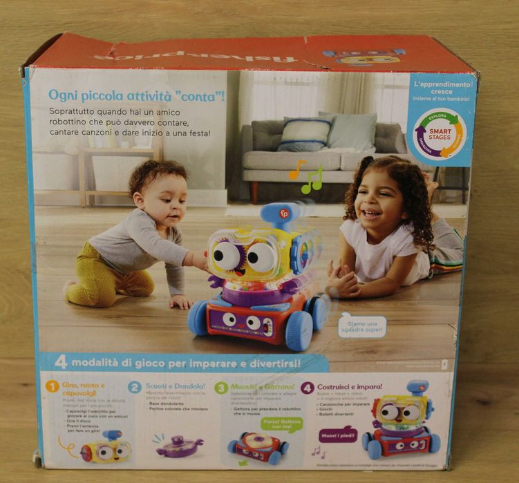 Fisher-Price Uczący Przyjaciel Robot 4w1 Tino Robottino