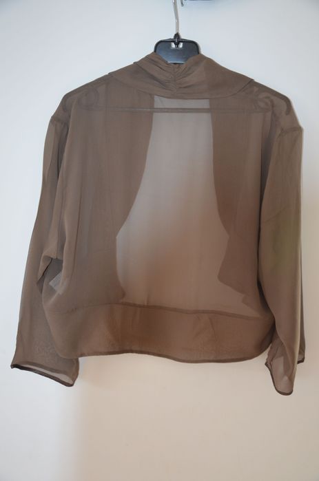 narzutka/bolerko 100% Silk  r. 44/46 brąz
