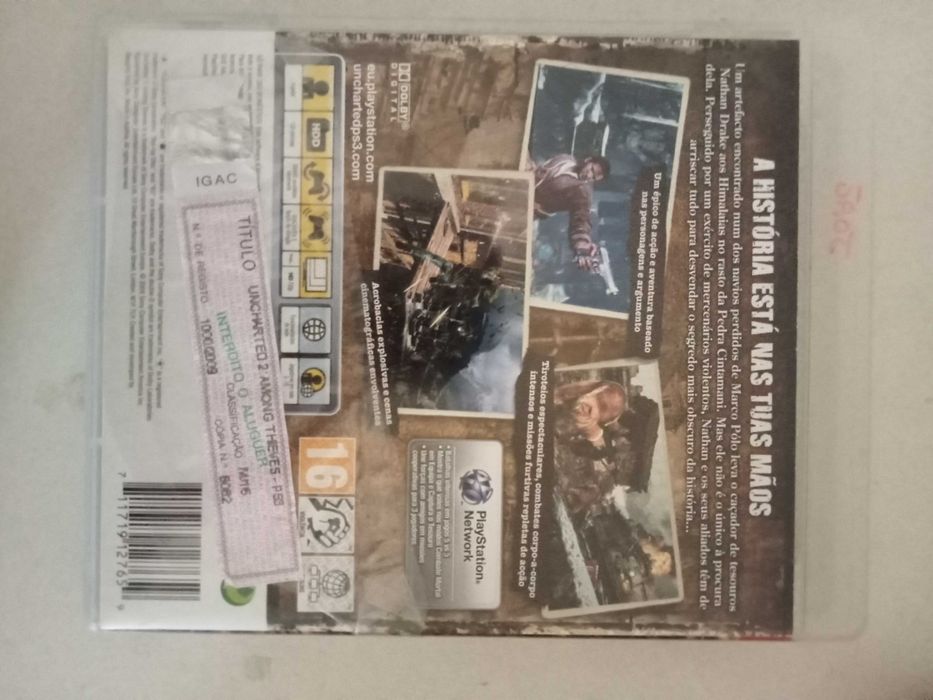 Jogo PS3 Uncharted 2 among thieves em português