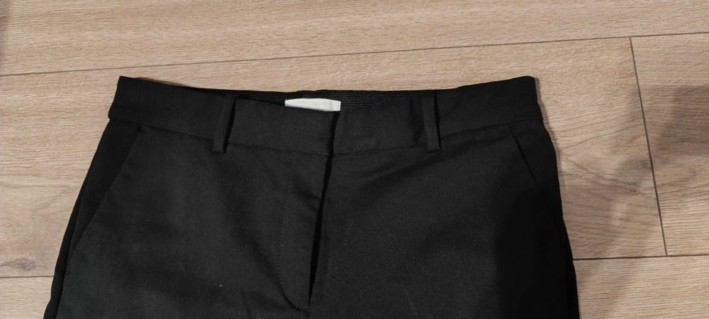 Eleganckie damskie czarne spodnie - H&M - rozm. 38