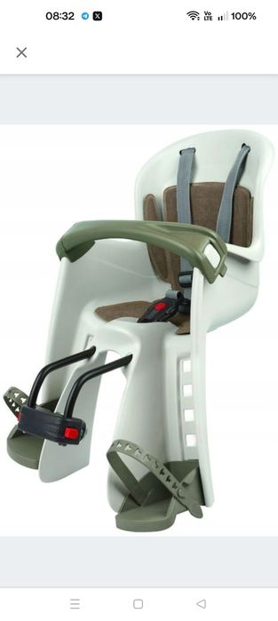 Fotelik rowerowy przedni Polisport BILBY JUNIOR FFS