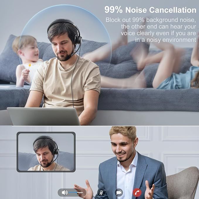 Zestawy Słuchawkowe Usb Z Mikrofonem Link Dream H365