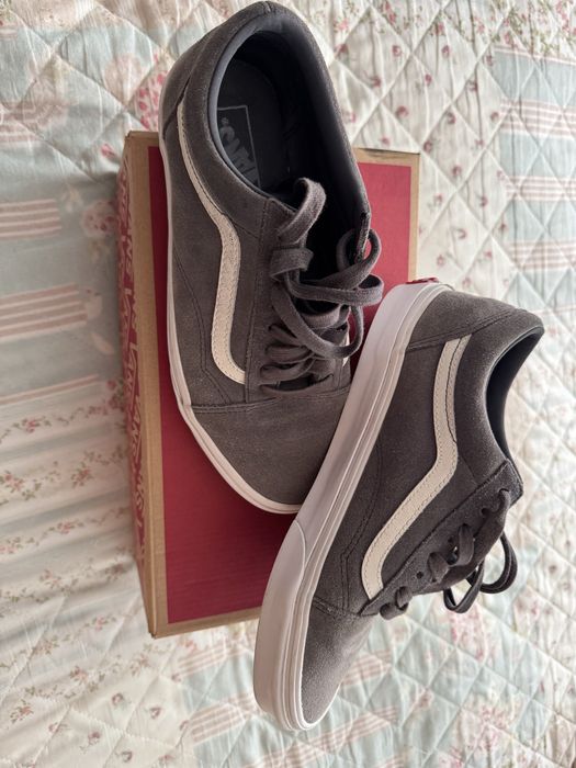 Vans cinzentas tamanho 40 em caixa excelente estado