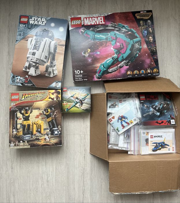 Продаю ОДНИМ ЛОТОМ склад нових деталей LEGO