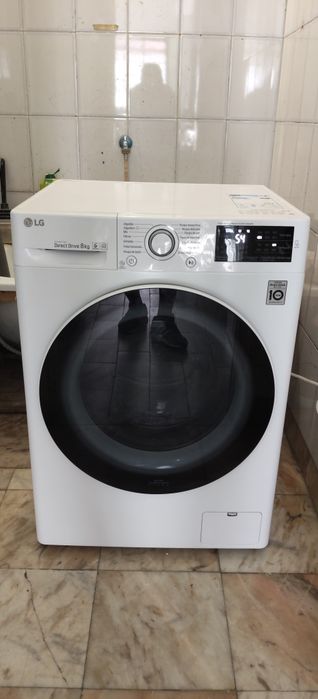 Máquina de lavar roupa LG direct drive 8kg 1400rpm A+++ como nova fazemos entrega e instalação na sua casa.