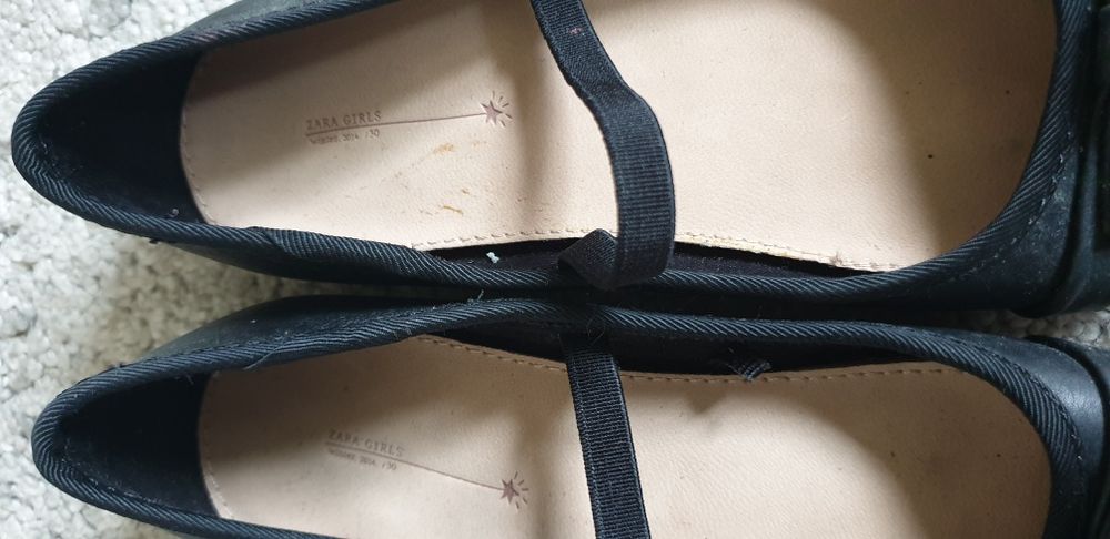Sliczne baleriny balerinki buty baletki polbuty eleganckie  ZARA