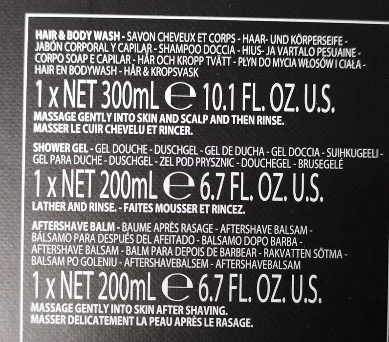Baylis & Harding England luksusowy zestaw meskich kosmetyków