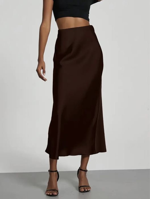 Шоколадна юбка L