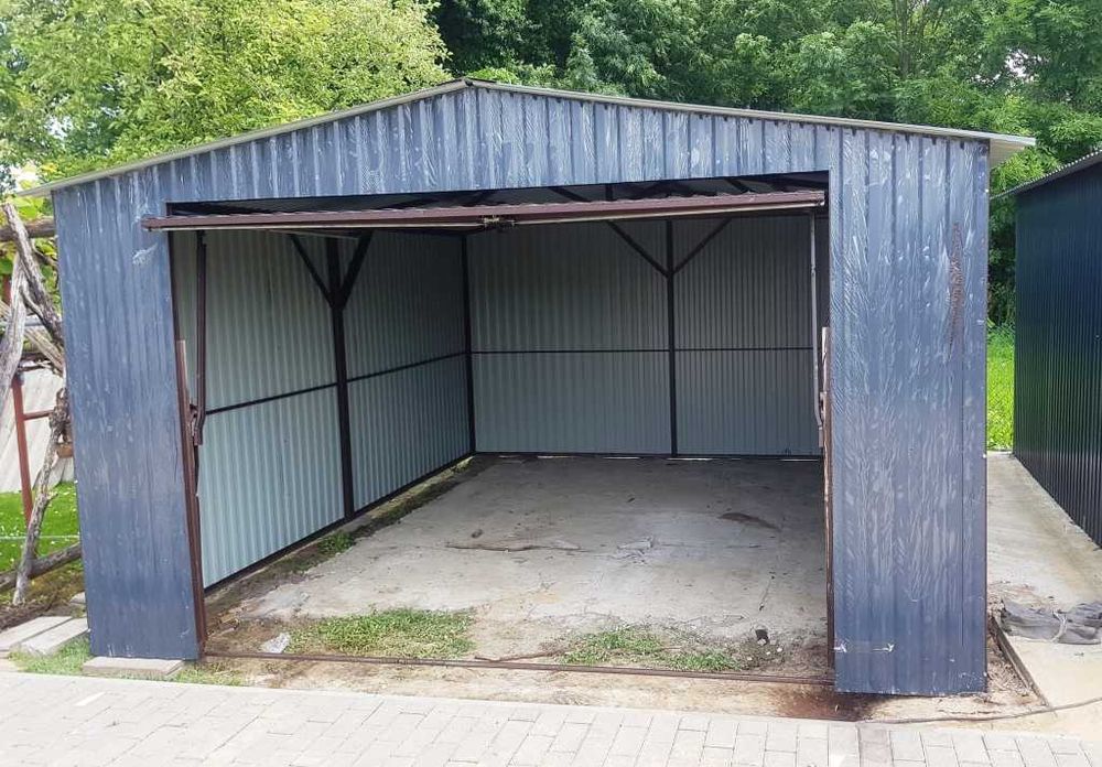 Garaż blaszany 4x5 kolor