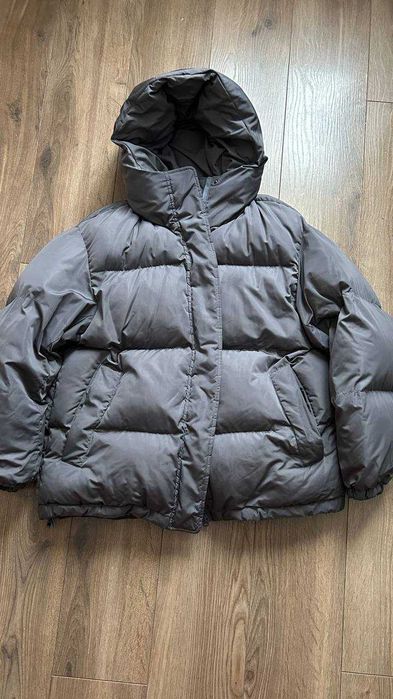Пуховик (Beomdesign) оверсайз графітовий