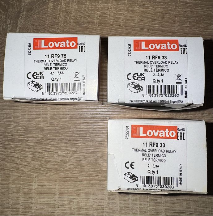 Теплове реле Lovato