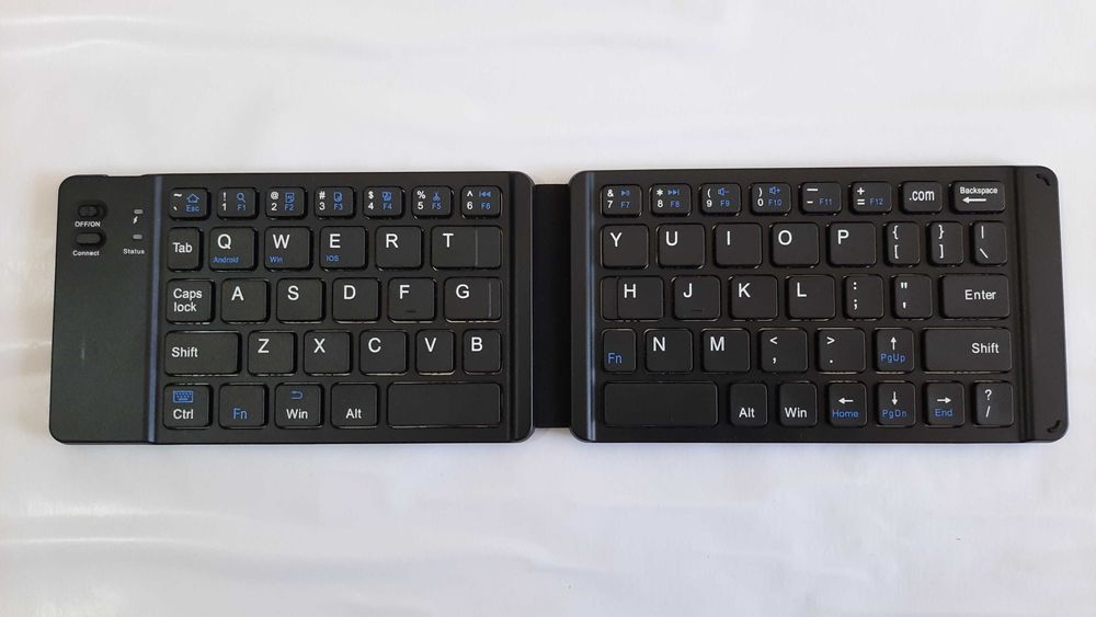 Teclado Bluetooth Ultrafino Sem Fio Portátil Dobrável NOVO