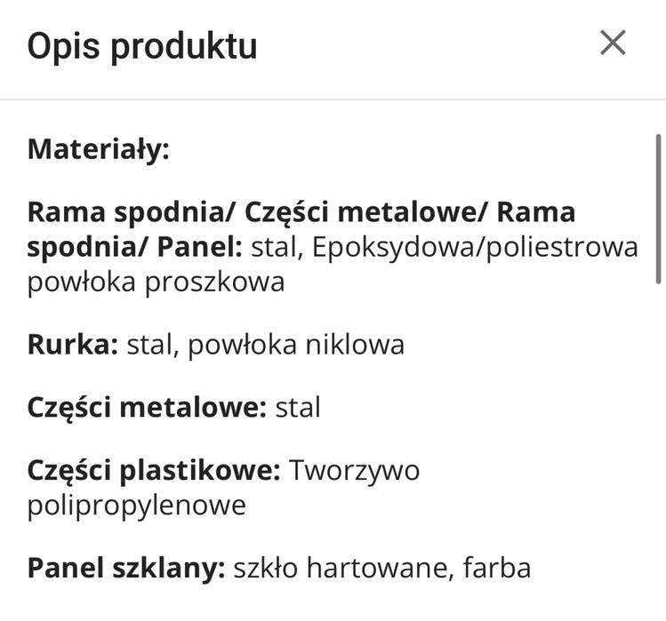 Stolik kawowy ASPEROD ikea