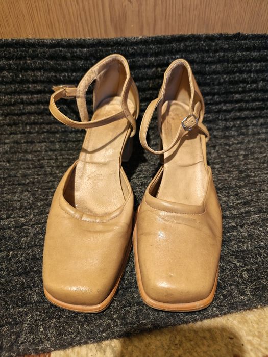 Buty eleganckie na stabilnym obcasie rozmiar 37