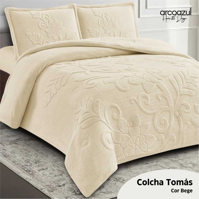 Colcha de Inverno - Modelo Tomás - Medida Casal 240x260cm By Arcoazul