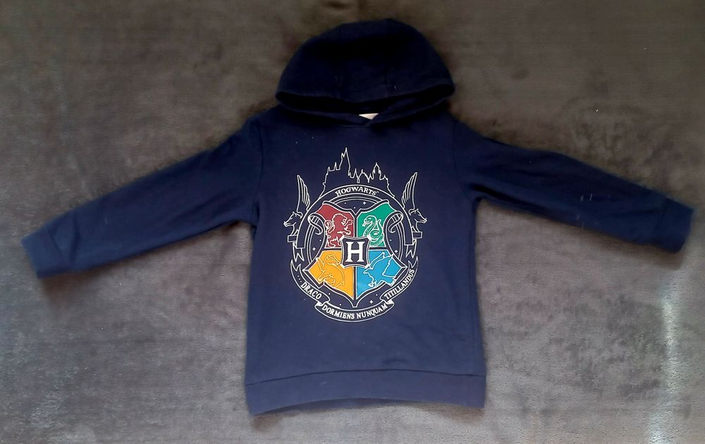 Bluza chłopięca z kapturem rozmiar 122 cm Harry Potter