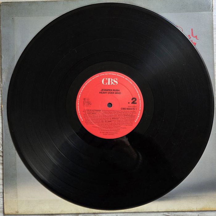 Jennifer Rush - Heart Over Mind - Winyl