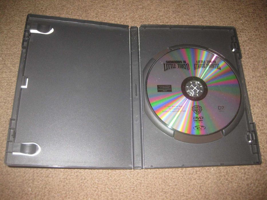 DVD "Fúria no Bairro Japonês" com Dolph Lundgren/Raro!