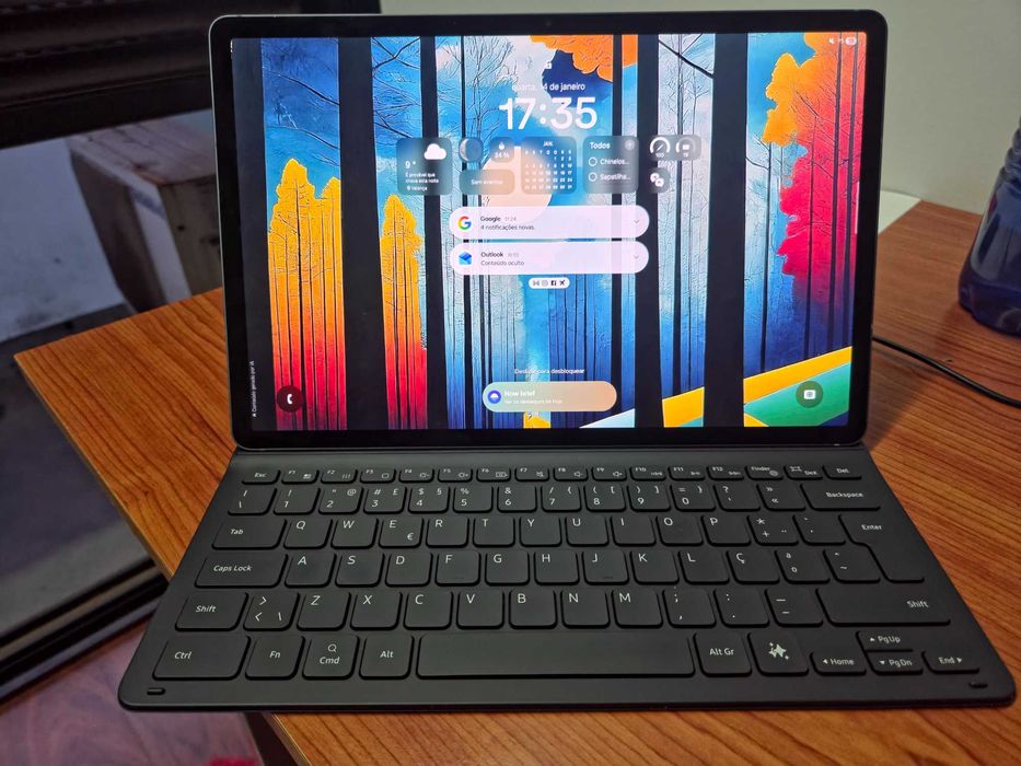 Tablet Samsung S10 Plus + Capa e Caneta