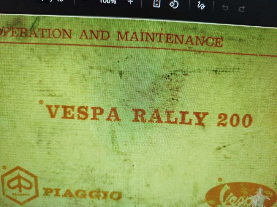 Manual Vespa 50/50s/90 peças/referências