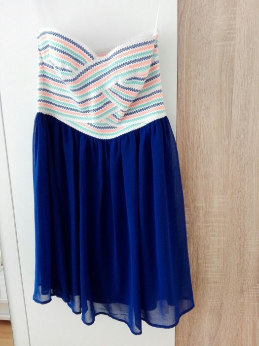 Sukienka 40 38 Amisu gumka tiul