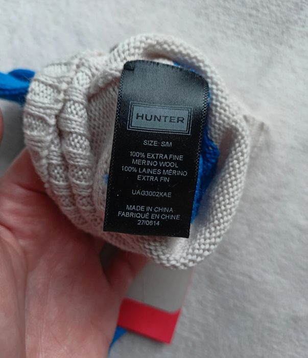 Rękawiczki Hunter wełna merino/ Nowe