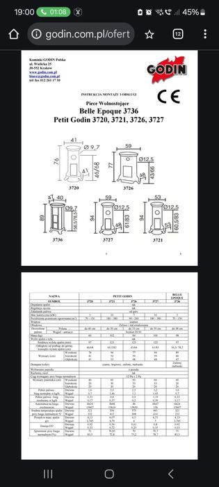 Piecyk koza Godin 3736