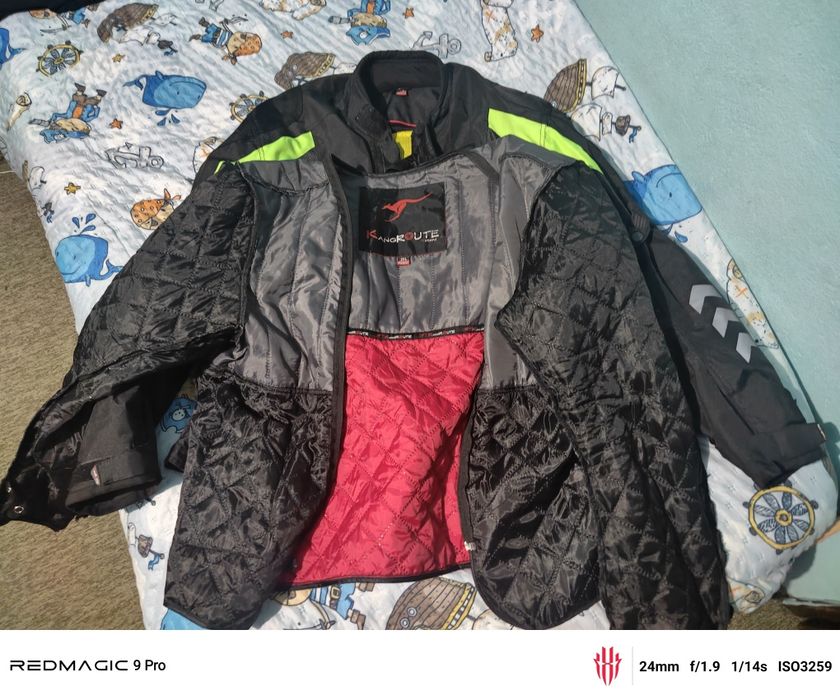 Casacos motard preto
