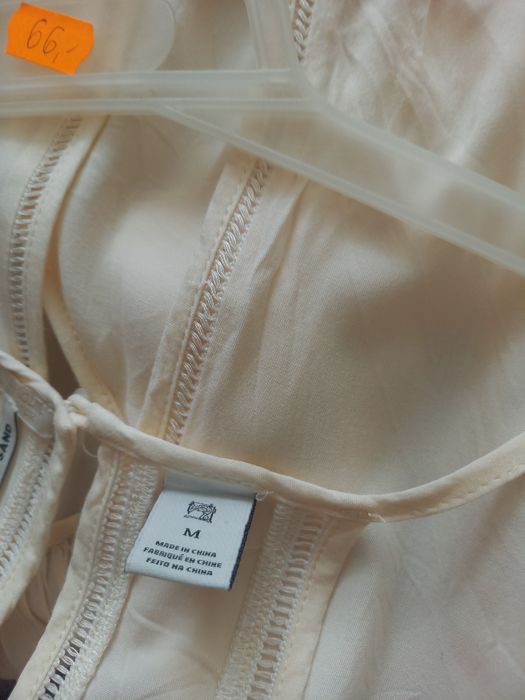 Sukienka kopertowa ecru firmy SUN-N-SAND rozmiar M