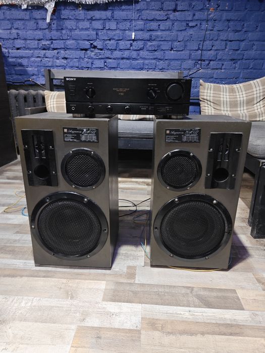 Терміново!!! Колонки Амфітон 25ас-027, 8 ом + підсилювач Sony