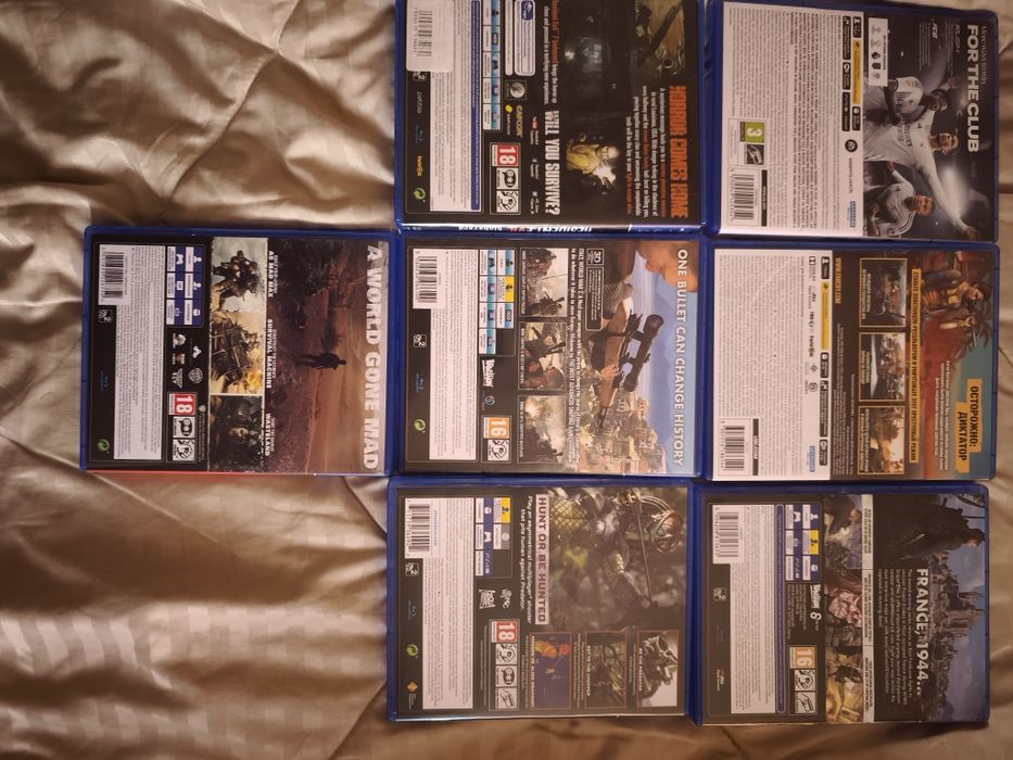 Продам игровые диски на  Sony Plastion 4,5